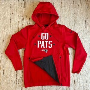 RARE NIKE NEW ENGLAND PATRIOTS SIDELINE LOCAL LOCKUP HOODIE Jacket Jersey Maye